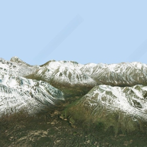 现代冰川3D模型下载